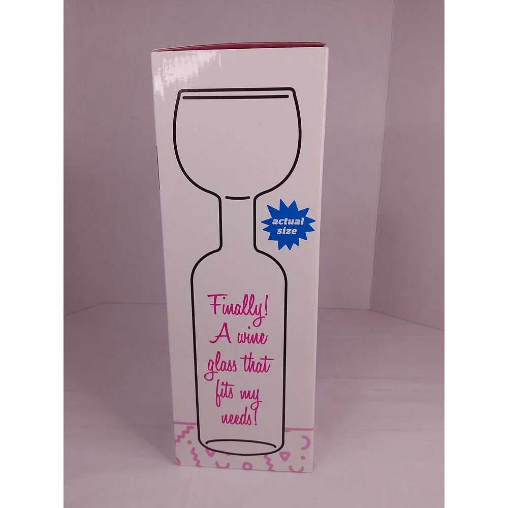 BigMouth Inc The Original Wine Bottle Glass 750ml Gag Gift Novelty New Open Box